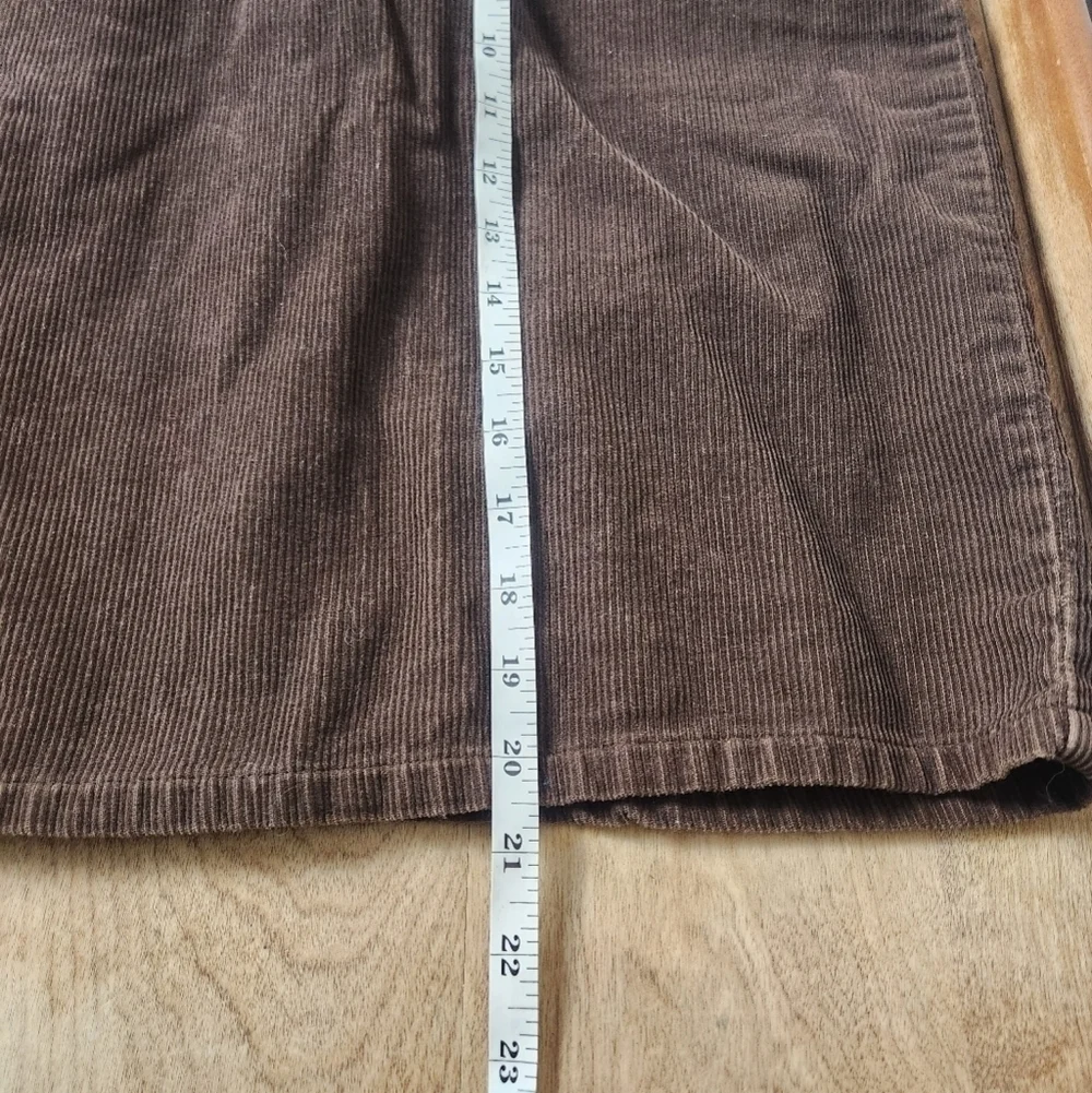 Vintage Y2K Brown Corduroy Skirt Size 10 - Picture 12 of 12